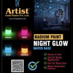 RADIUM PAINT NIGHT GLOW WATER BASE PAINT